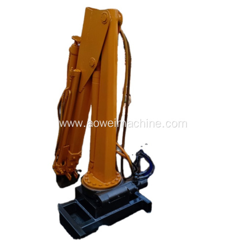 Hydraulic pickup truck boom unlaading lift for Small car truck boats ships vessel mairne of high air work ground